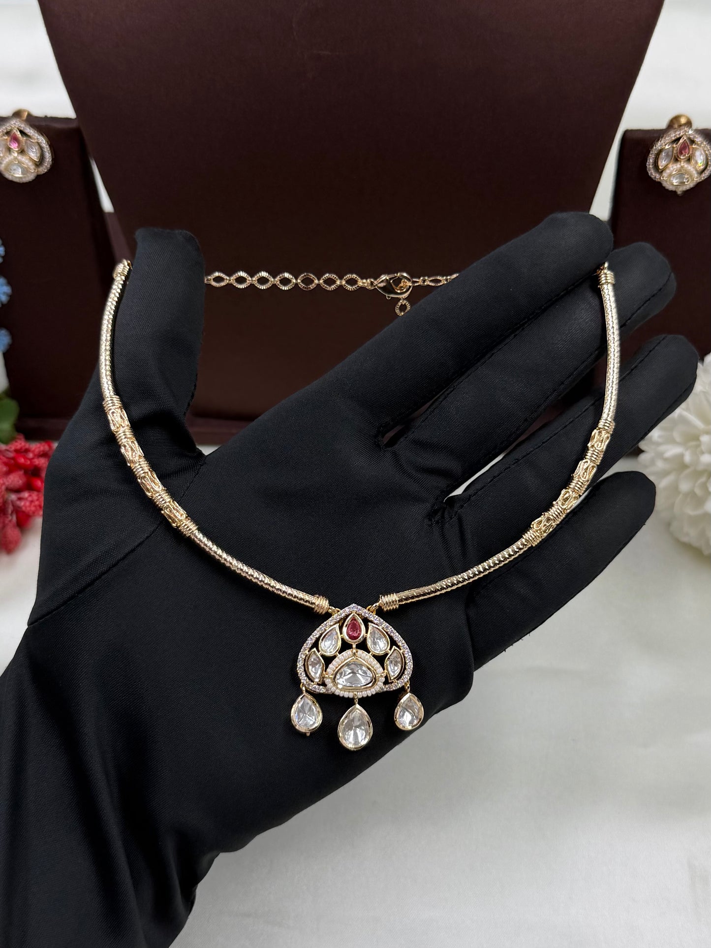 Jennifer Moissanite Hasli Necklace