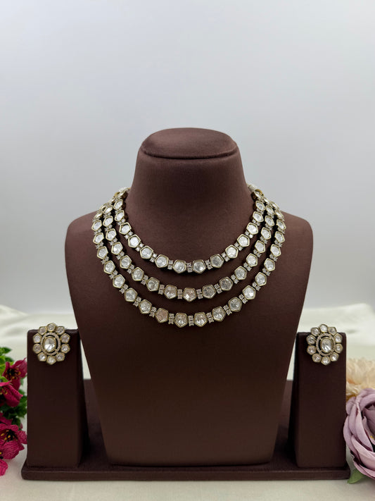 Zoya Victorian Three Layer Necklace Set