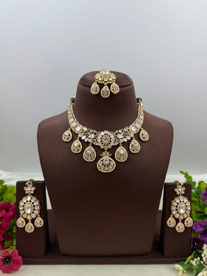 Chandra Moissanite Necklace Set