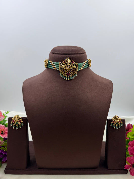 Navya South Indian choker Necklace Set