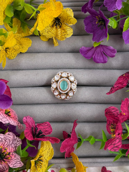 Ritu Premium Moissanite Ring (Adjustable)