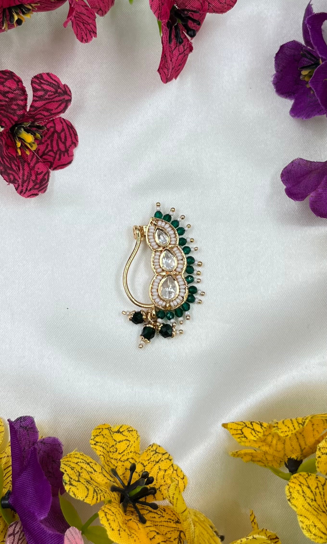 Eesha Moissanite Nose Ring