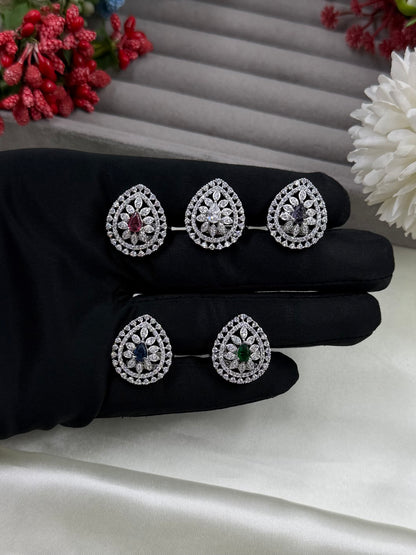Alyvia American Diamond Ring (Adjustable)