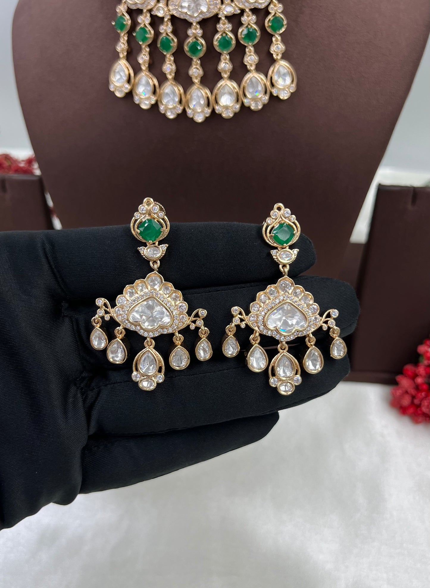 Ethereal Moissanite Kundan Choker