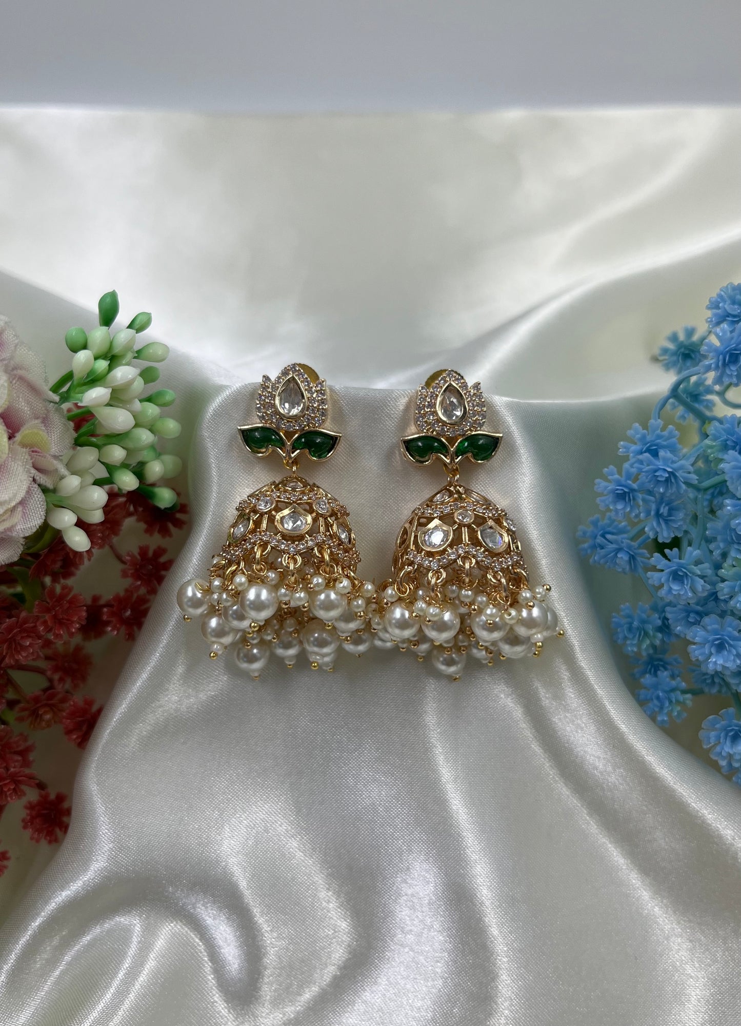 Nitya Moissanite Premium Jumka