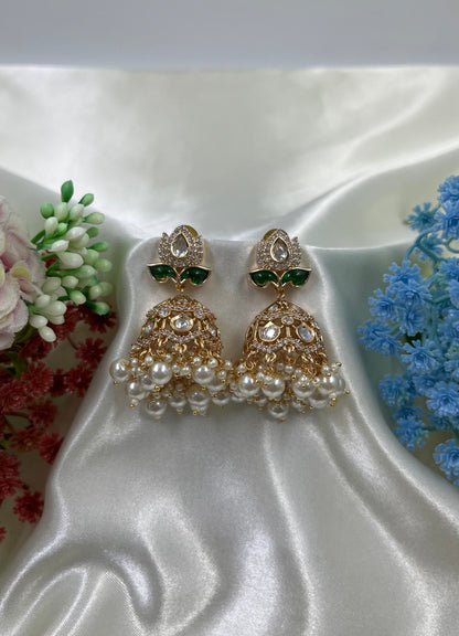 Nitya Moissanite Premium Jumka