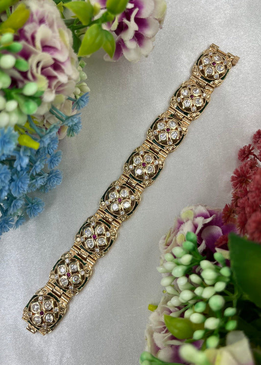 Suhani Moissanite Kundan Bracelet