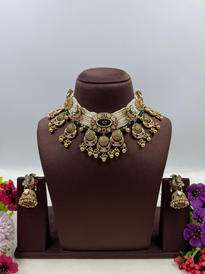 Kavya Heritage Chorski Necklace Set