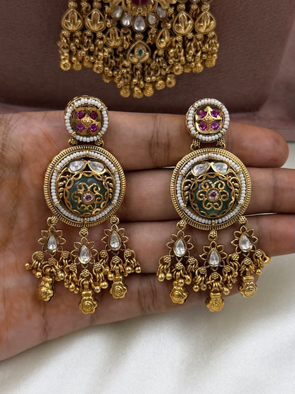 Aparna Heritage Chorski Combo Necklace Set
