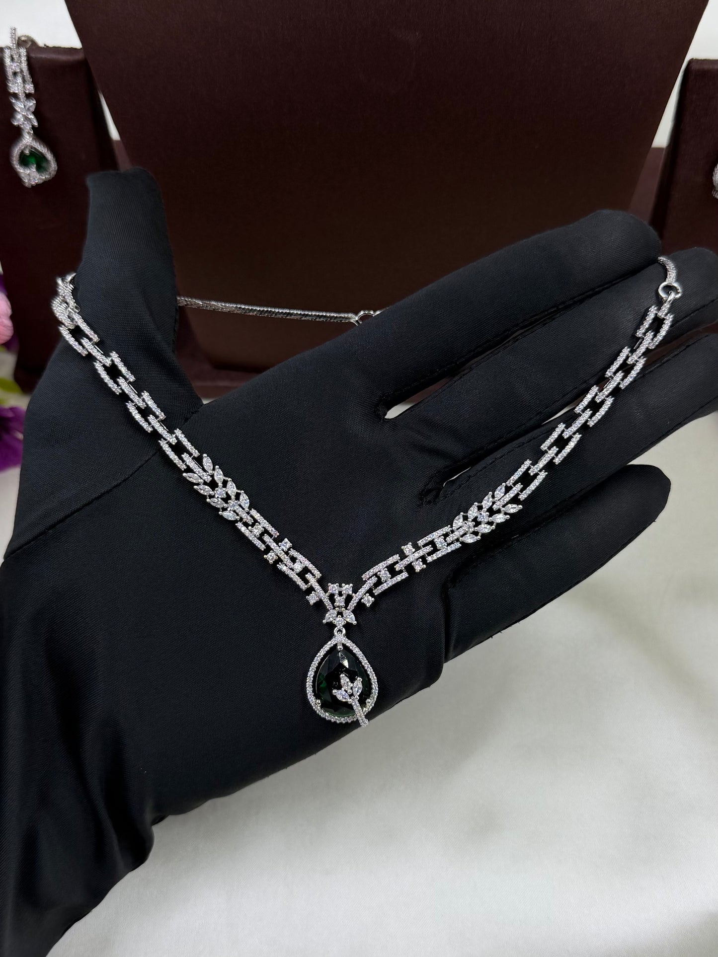 Aileen American Diamond Necklace