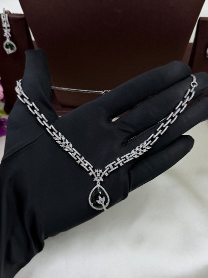 Aileen American Diamond Necklace