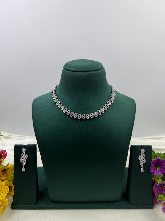Ella American Diamond Delicate Necklace