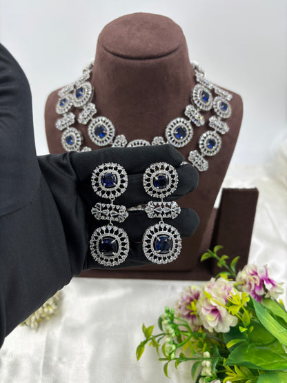 ALIA AMERICAN DIMOND NECKLACE SET