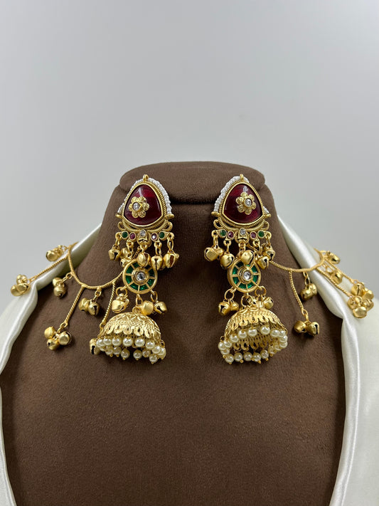 Daksha Kashmiri Earing with Earchain