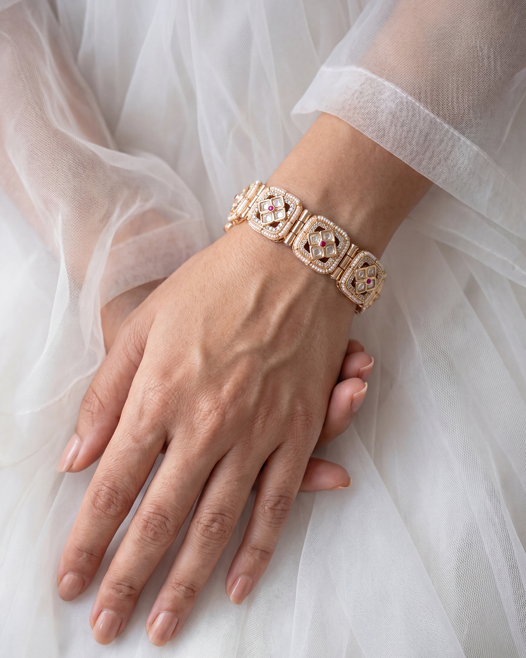 Meenakshi Moissanite Bracelet