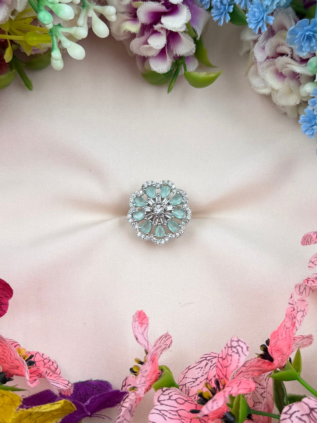 Mansi American Diamond Ring (Adjustable)