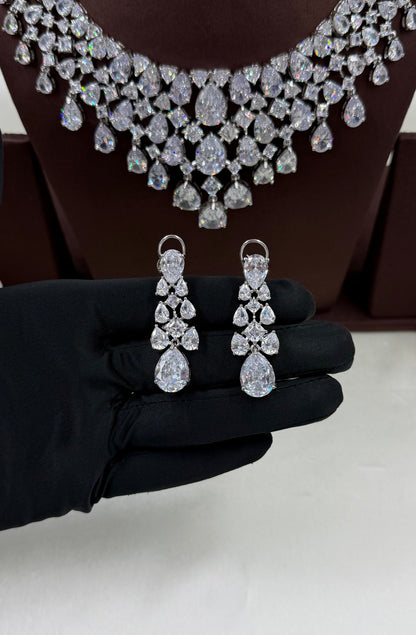 Saniya American Diamond Necklace Set