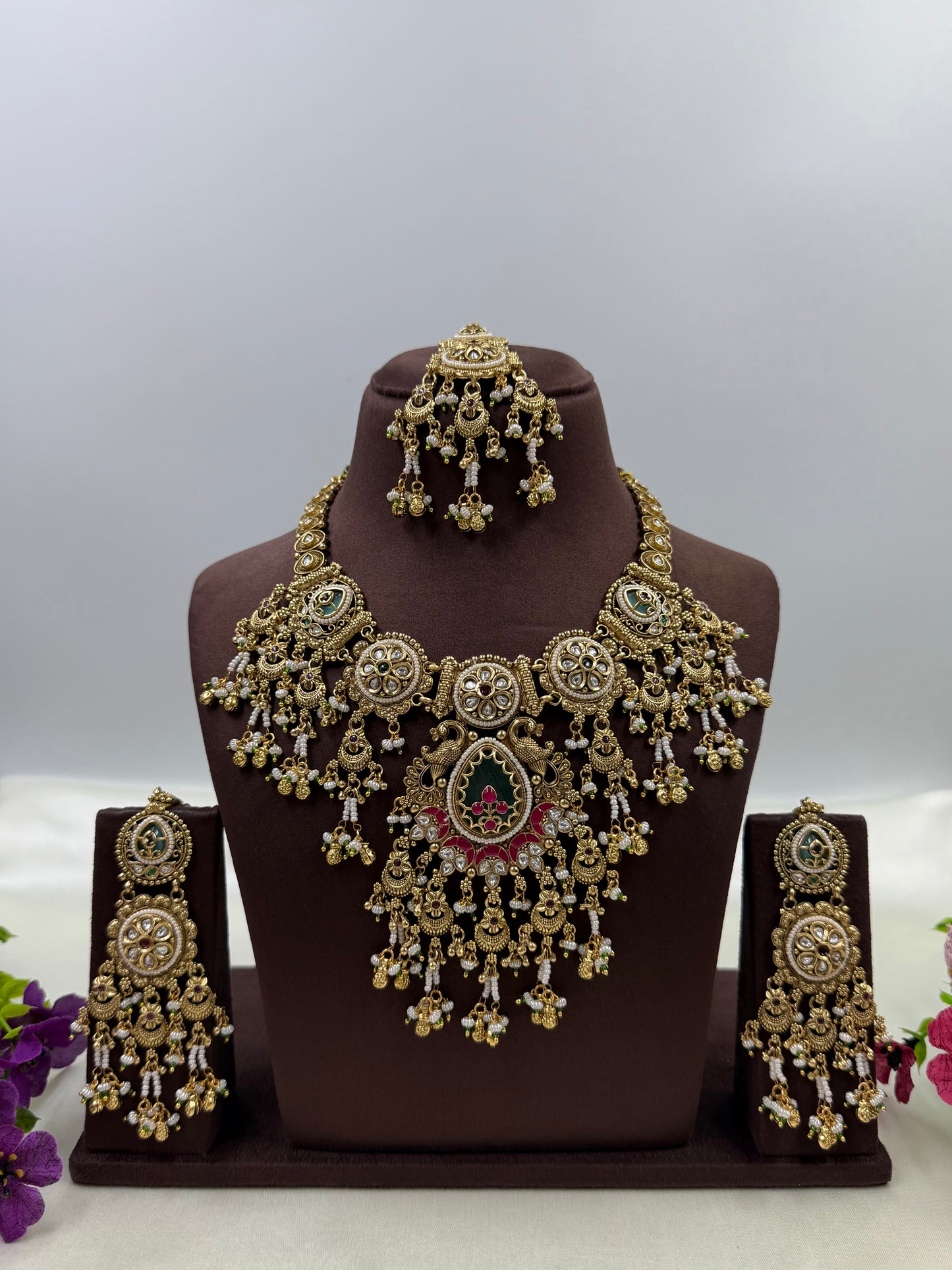 Chitra Heritage Semi Bridal Set