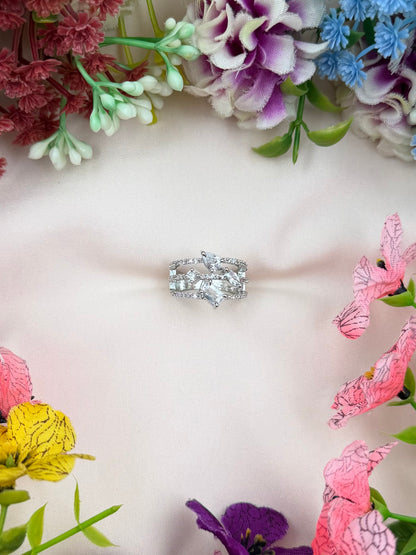 Julie American Diamond Ring (Adjustable)