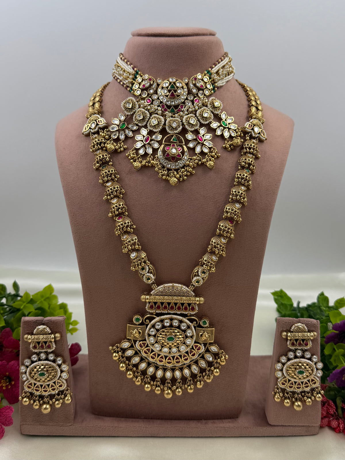 Purnima Heritage Combo Necklace Set