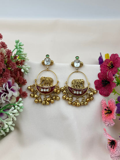Minakshi Temple Earring