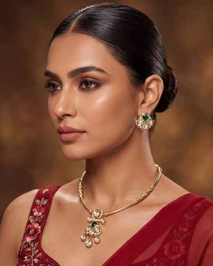 Jasmine Moissanite Hasli Necklace