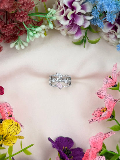 Julie American Diamond Ring (Adjustable)