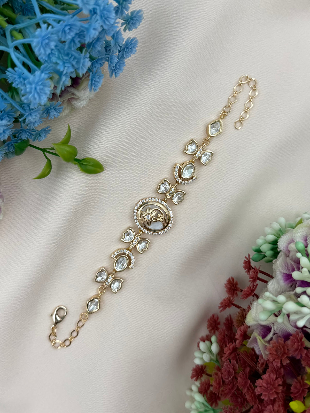 Nirali Moissanite Bracelet (Adjustable)