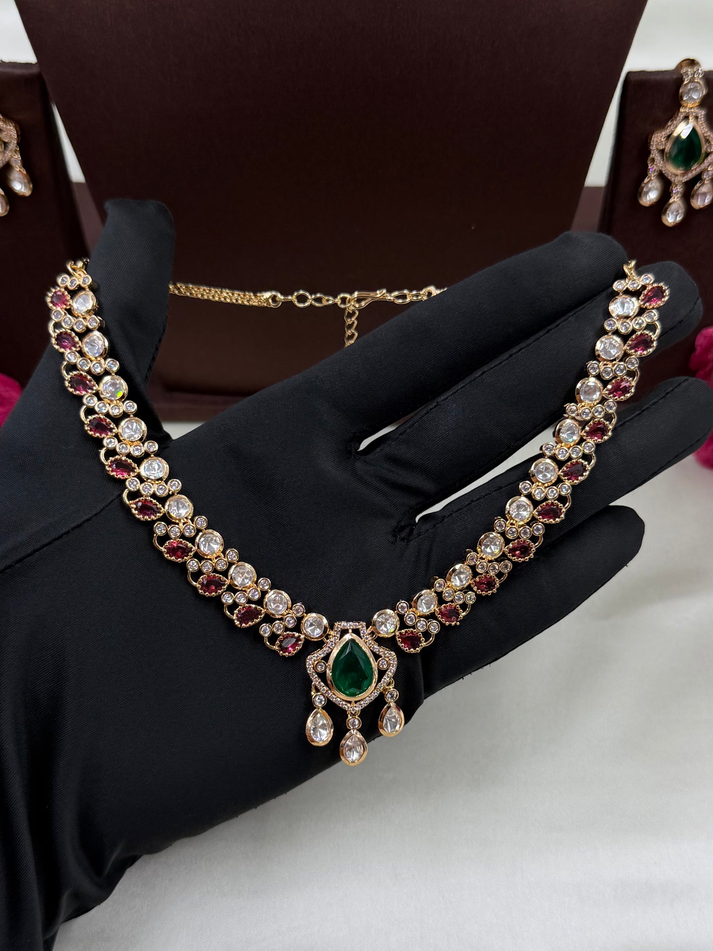 Mamta Moissanite Delicate Necklace