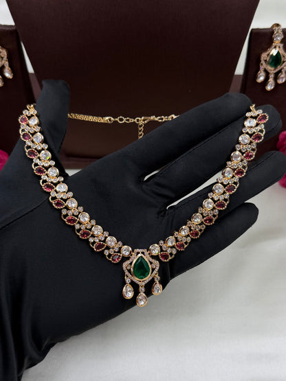 Mamta Moissanite Delicate Necklace
