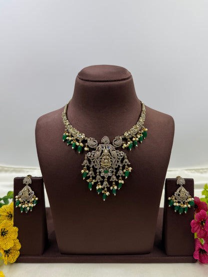 Sayli Traditional Temple Hasli Necklace Set