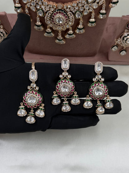 Nidhi Moissanite Premium Combo Set