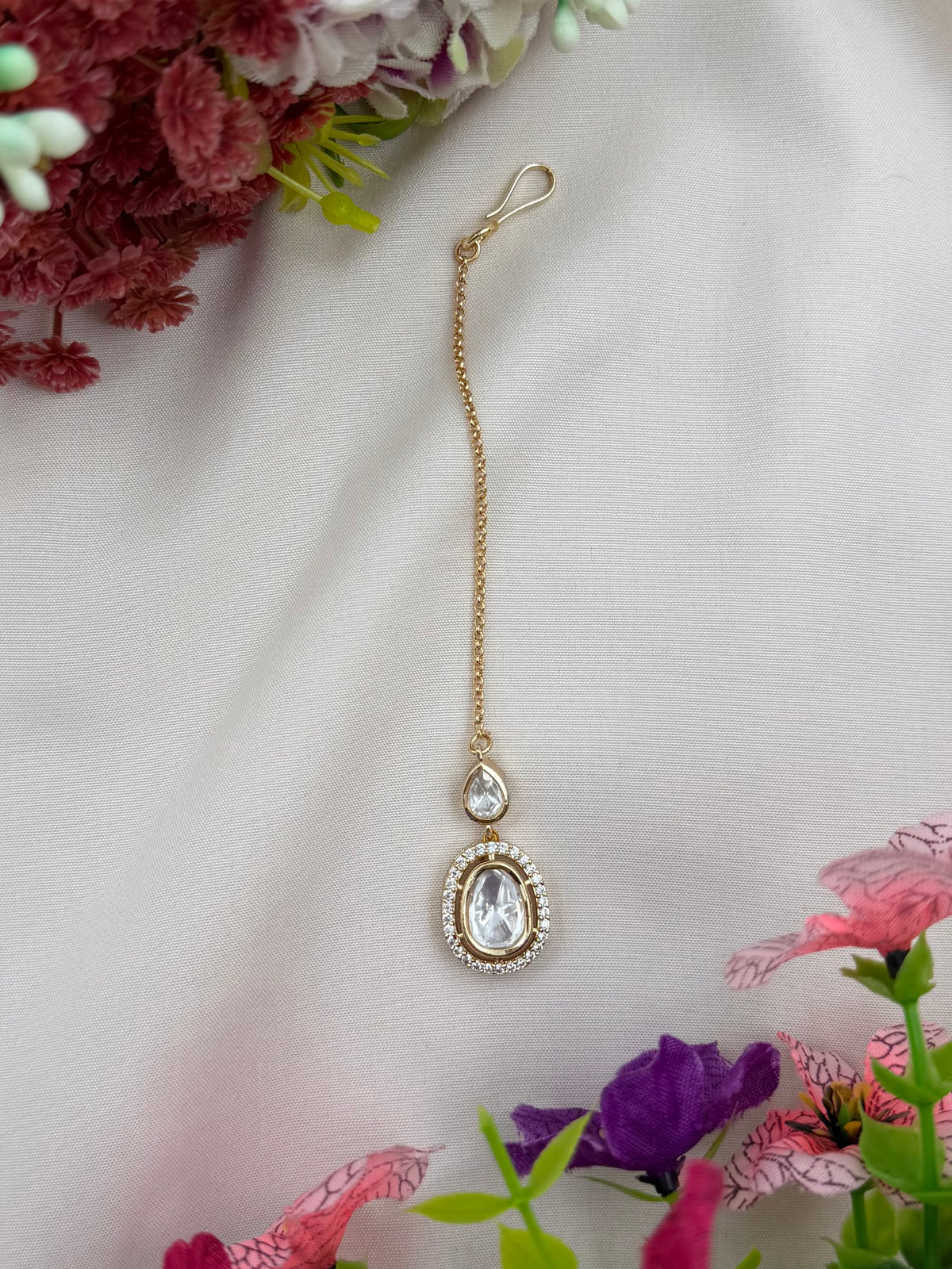 Mayuri Moissanite Mang Tika