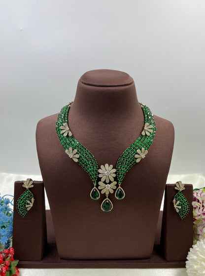 Anita Victorian American Diamond Necklace