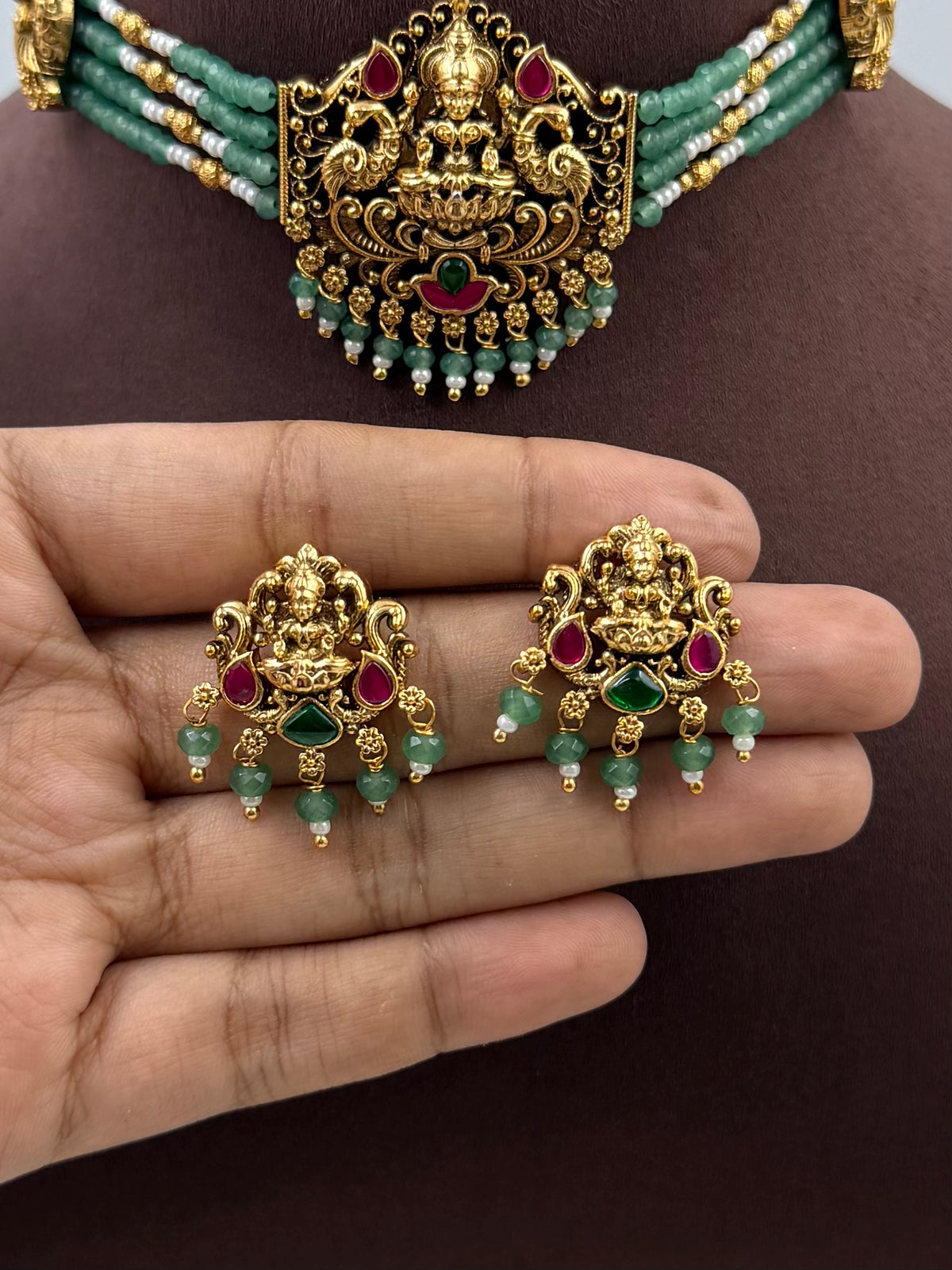 Navya South Indian choker Necklace Set
