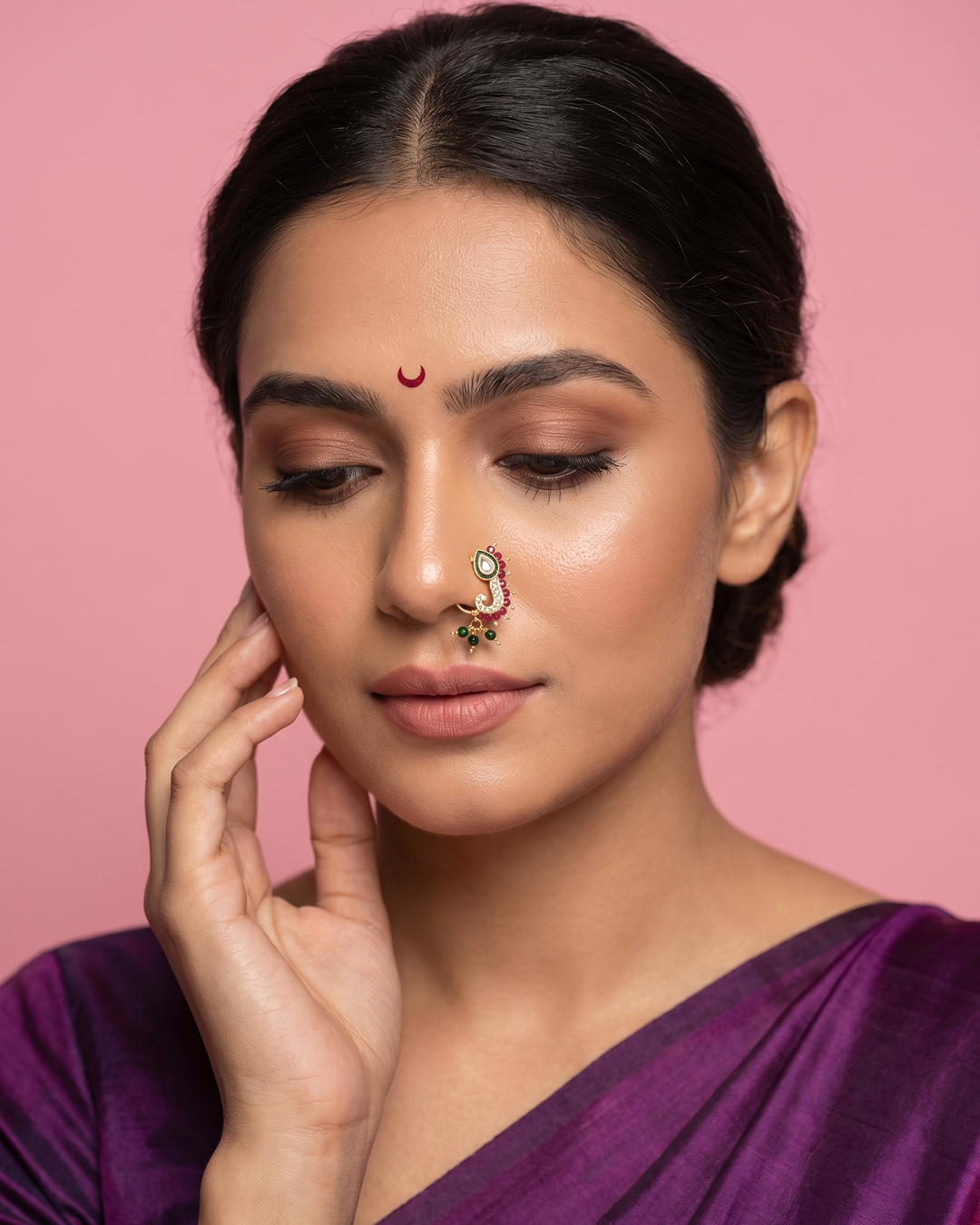 Revati Moissanite Nose Ring
