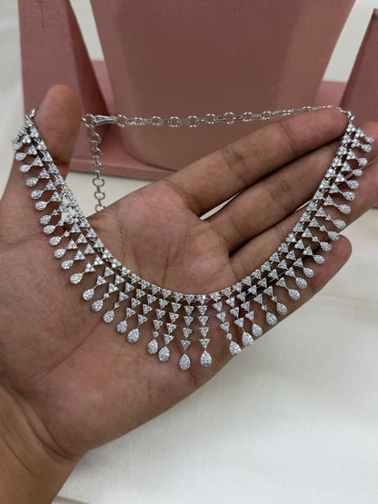 Ziana American Diamond Necklace Set