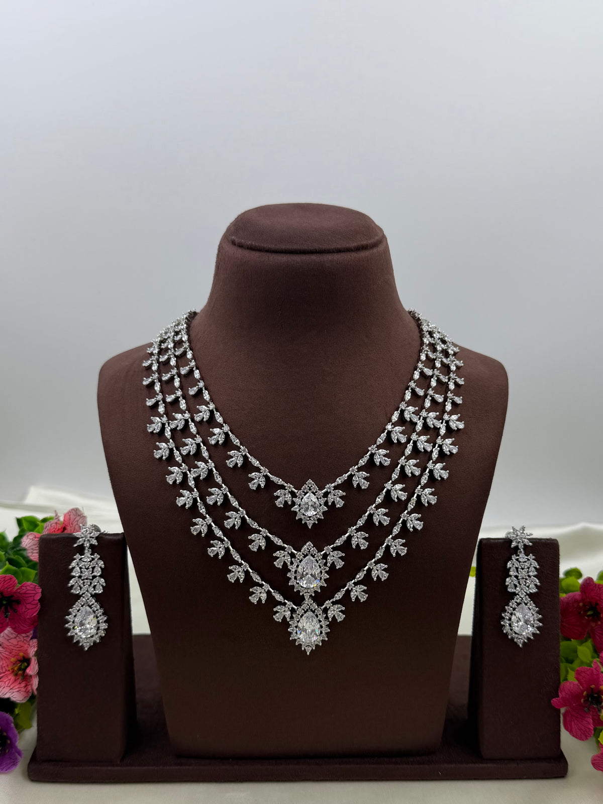 Ashley American Diamond Necklace Set