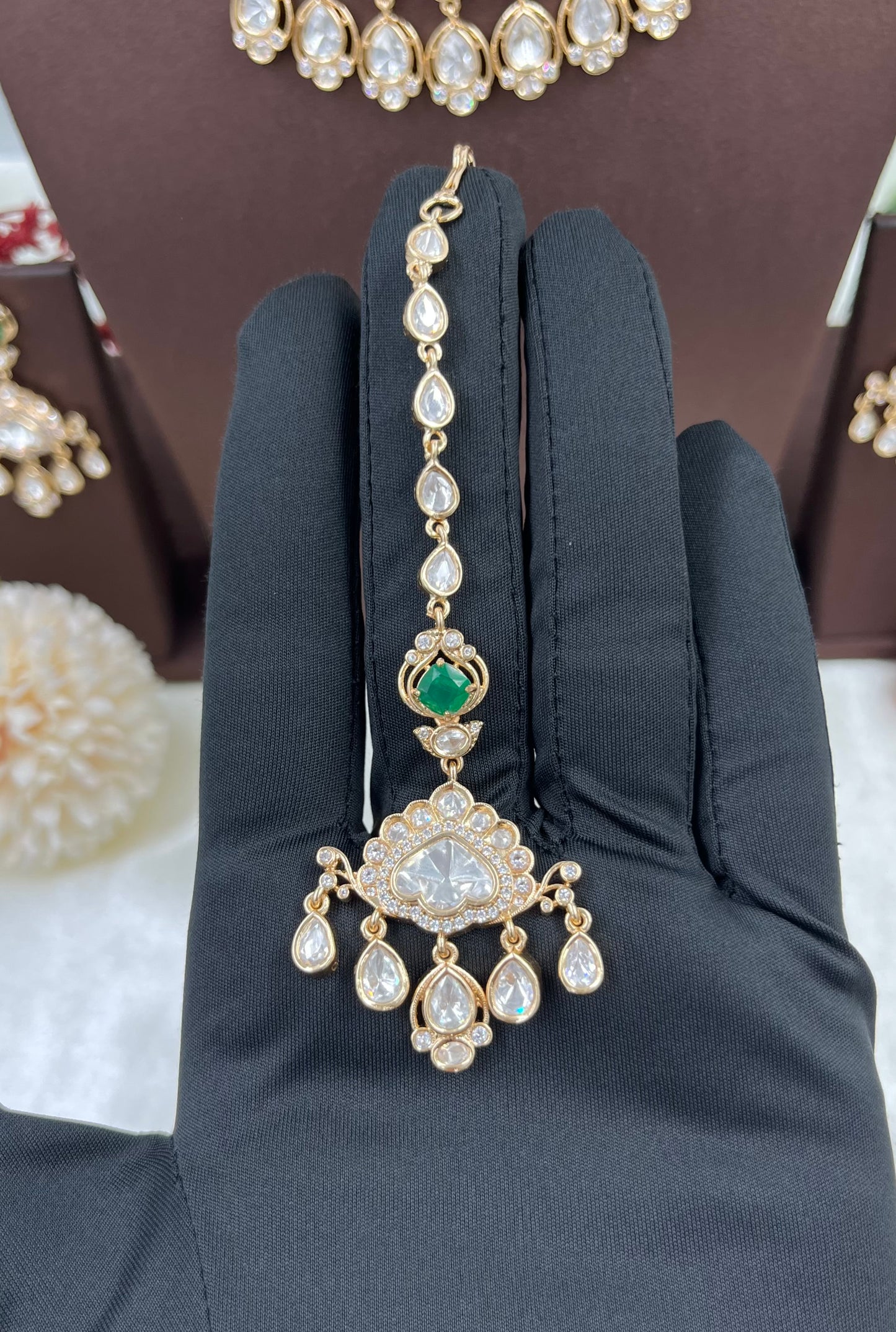 Ethereal Moissanite Kundan Choker