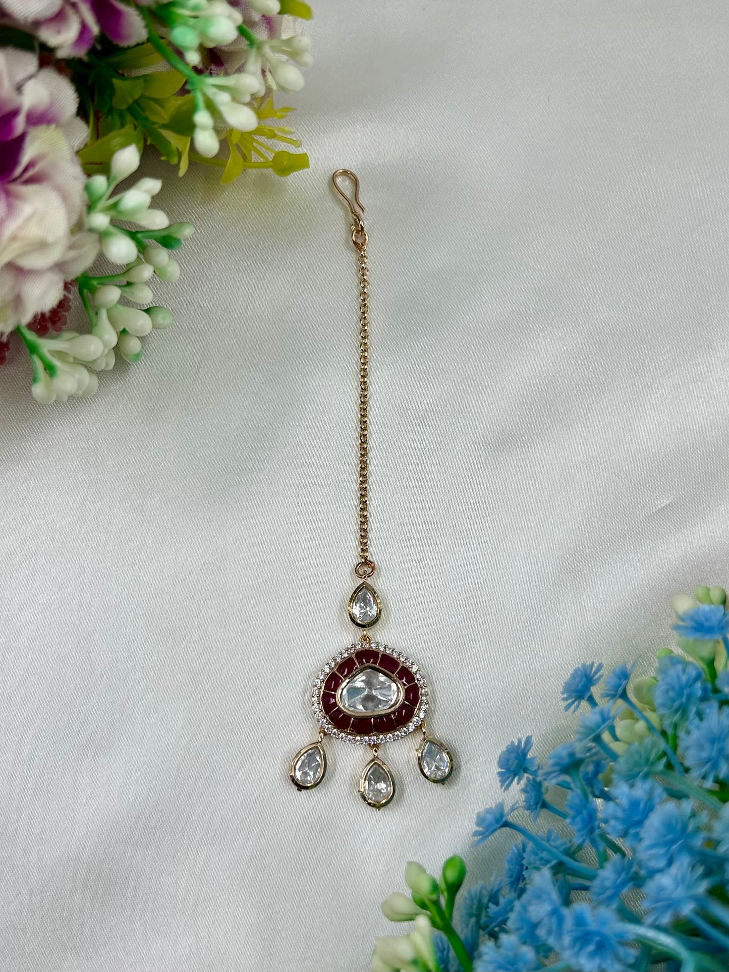 Manisha Moissanite Mang Tika