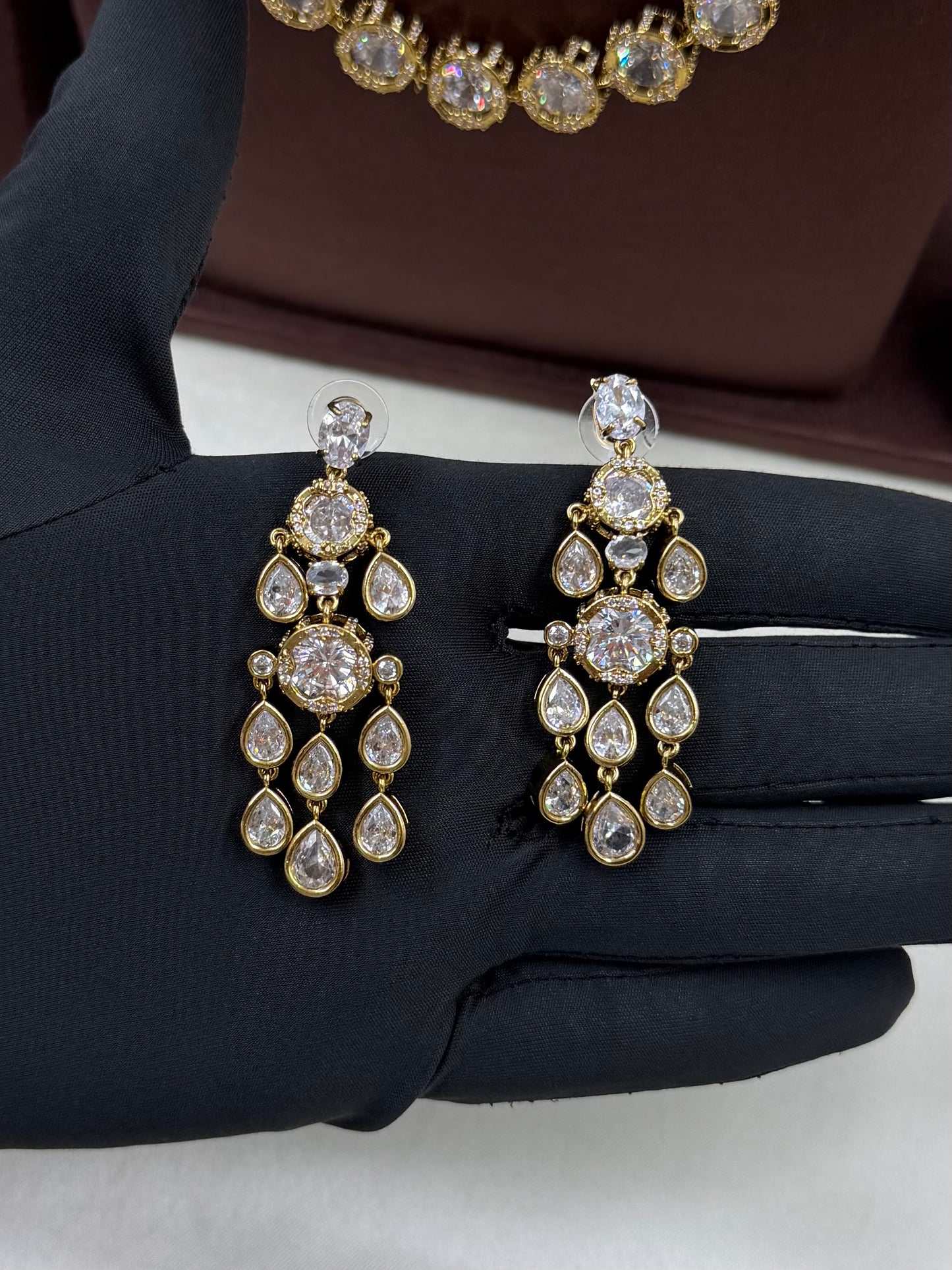 Sarangi Victorian Premium Four Layer Necklace