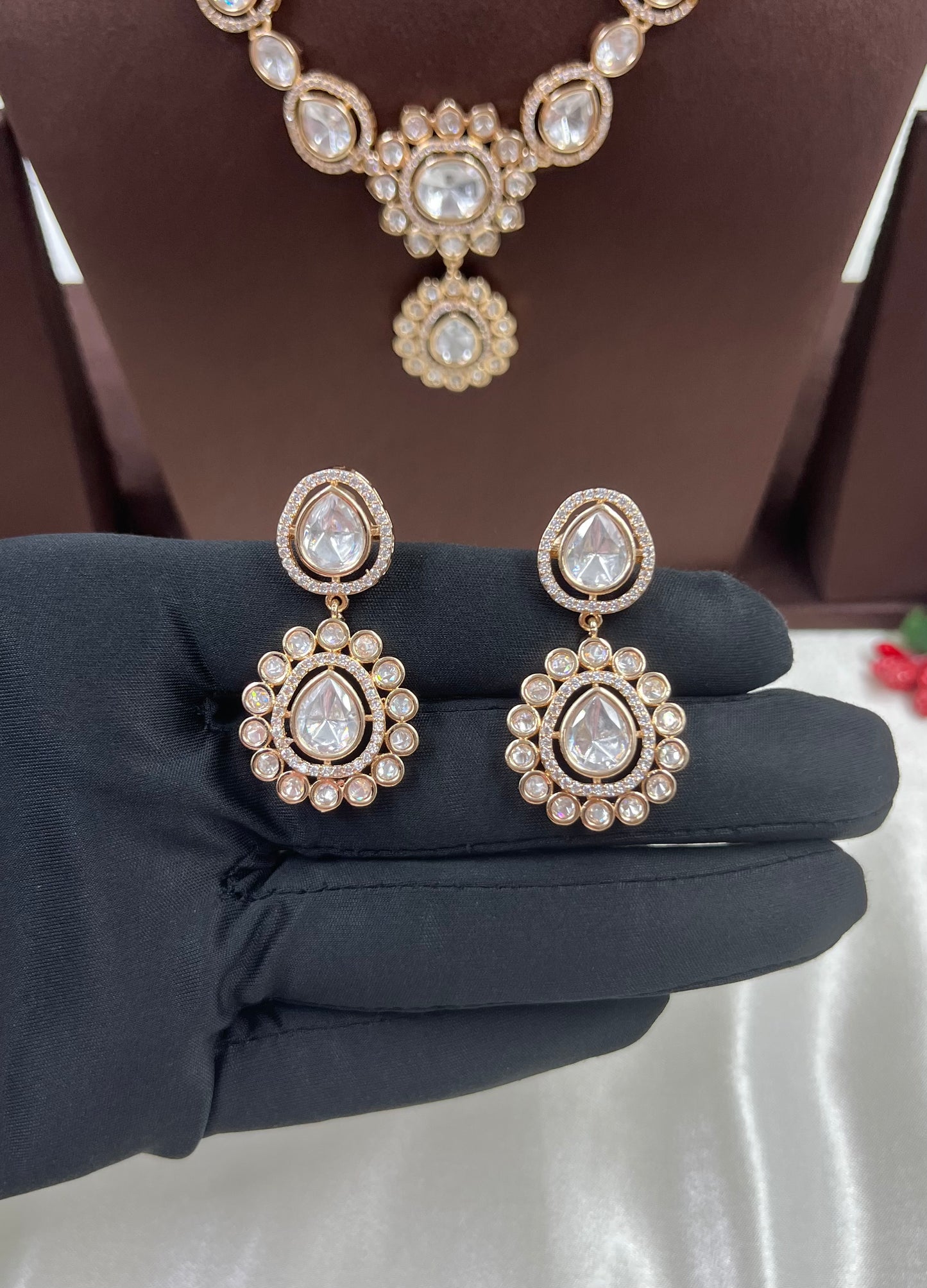 Zoya Moissanite Kundan Necklace