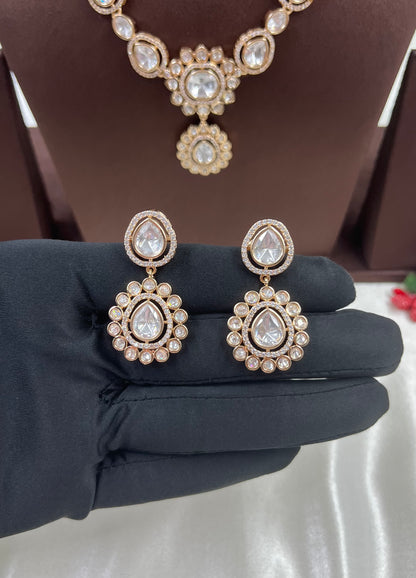 Zoya Moissanite Kundan Necklace