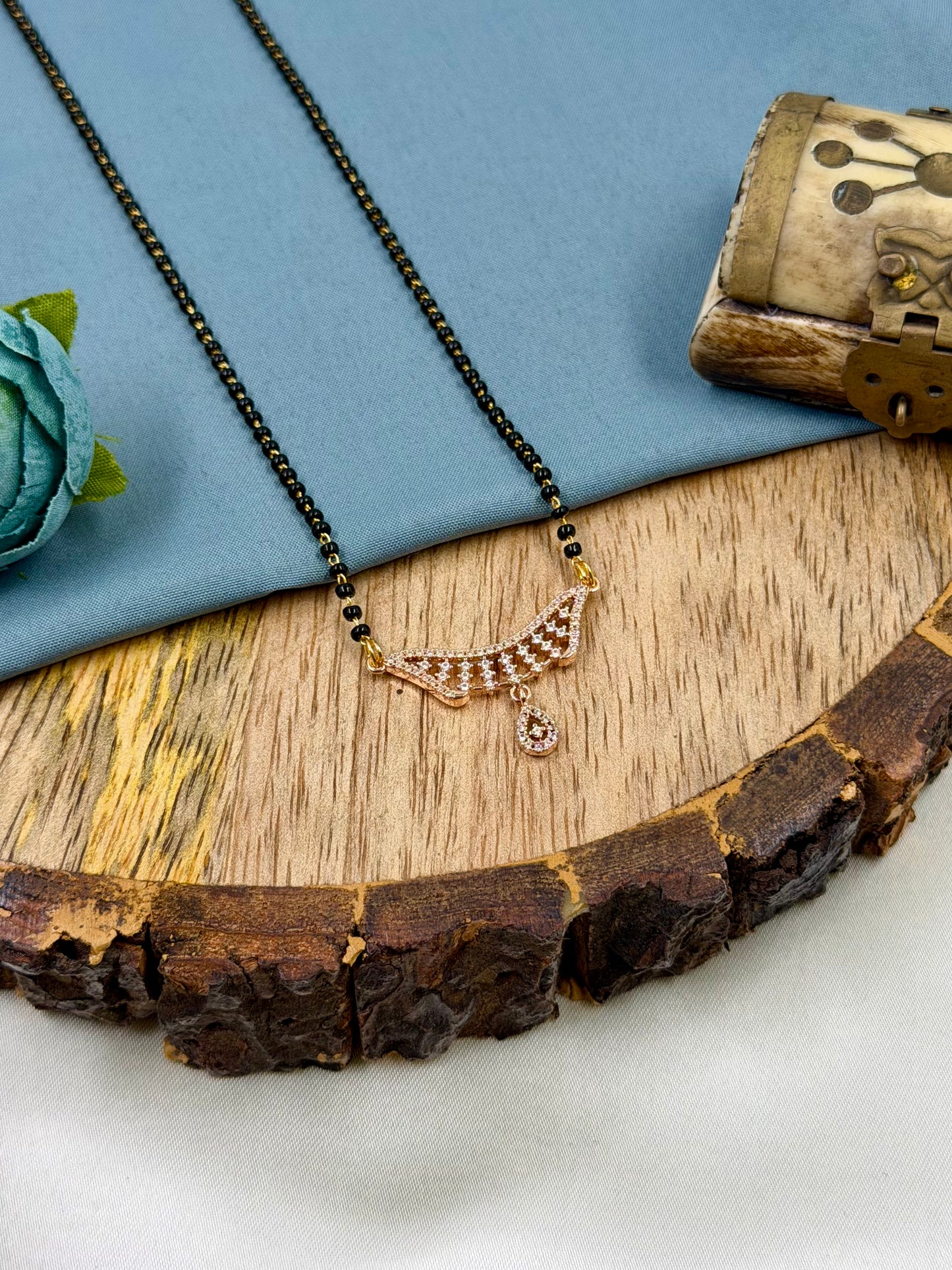 Hima Rose Gold Mangalsutra