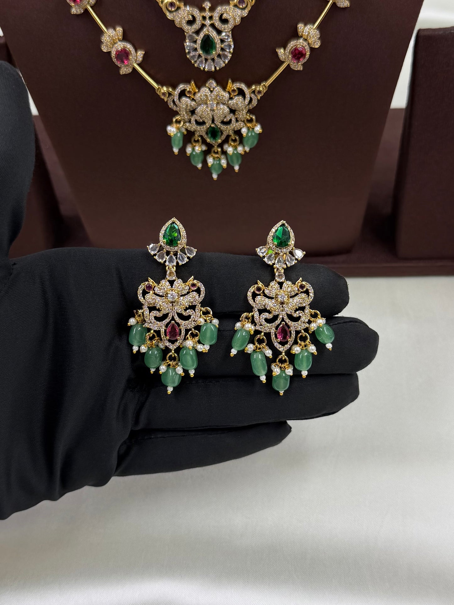 Roshni Three Layer Victorian Necklace