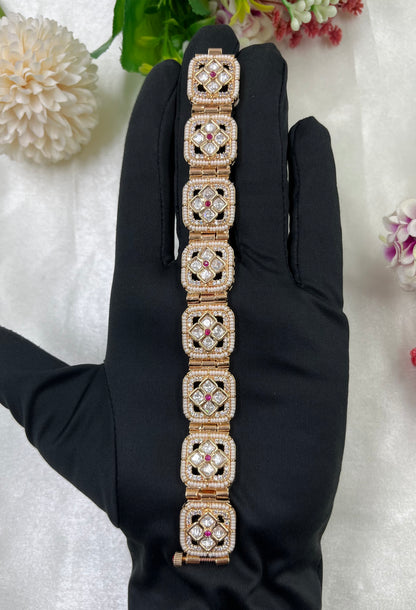 Meenakshi Moissanite Bracelet