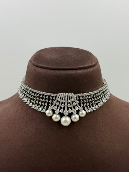 Sophia American Diamond Choker Set