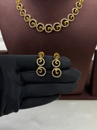 Sakshi Traditional Delicate Necklace