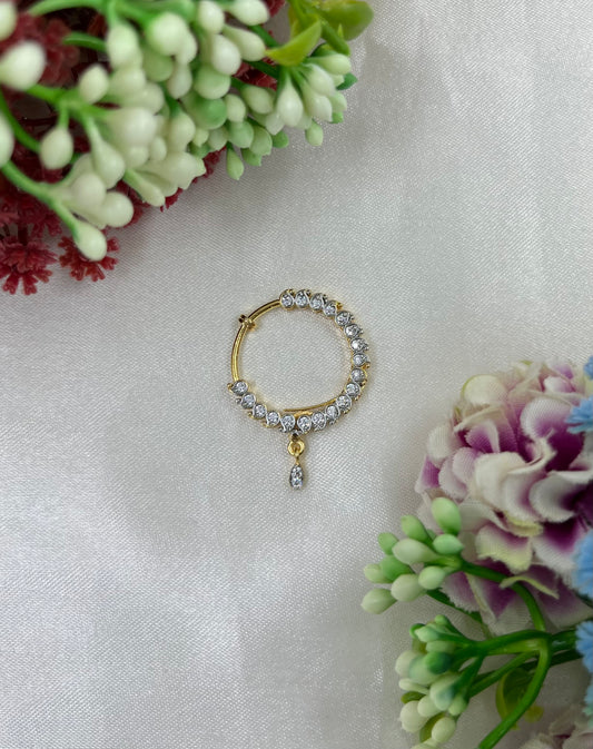 Steller Hoop Gold AD Nose Ring