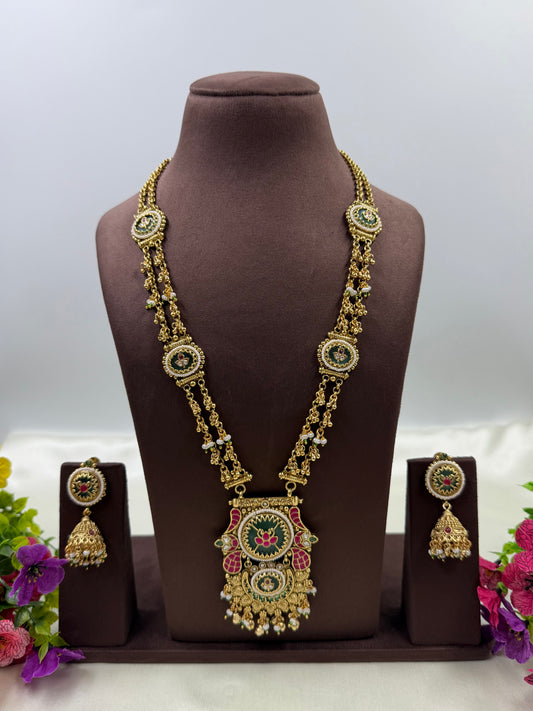 Heena Heritage Long Necklace Set